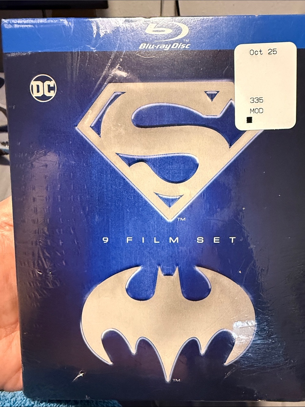 Batman v Superman 9-Film Blu-ray Set - Blue & Silver Collector Box